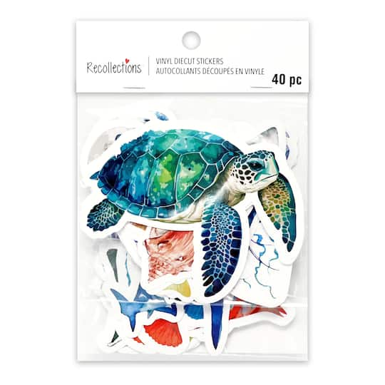 Sealife Vinyl Die Cut Stickers by Recollections™